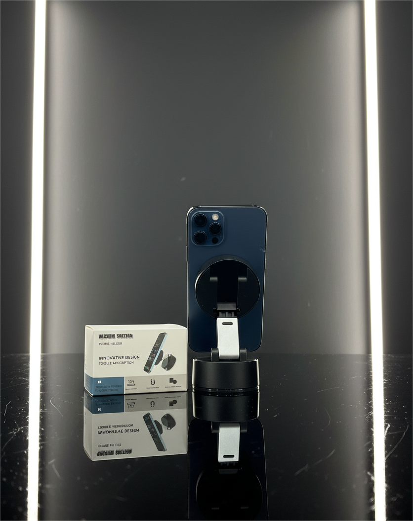 A2 Foldable Vacuum Suction Magnetic Phone Holder