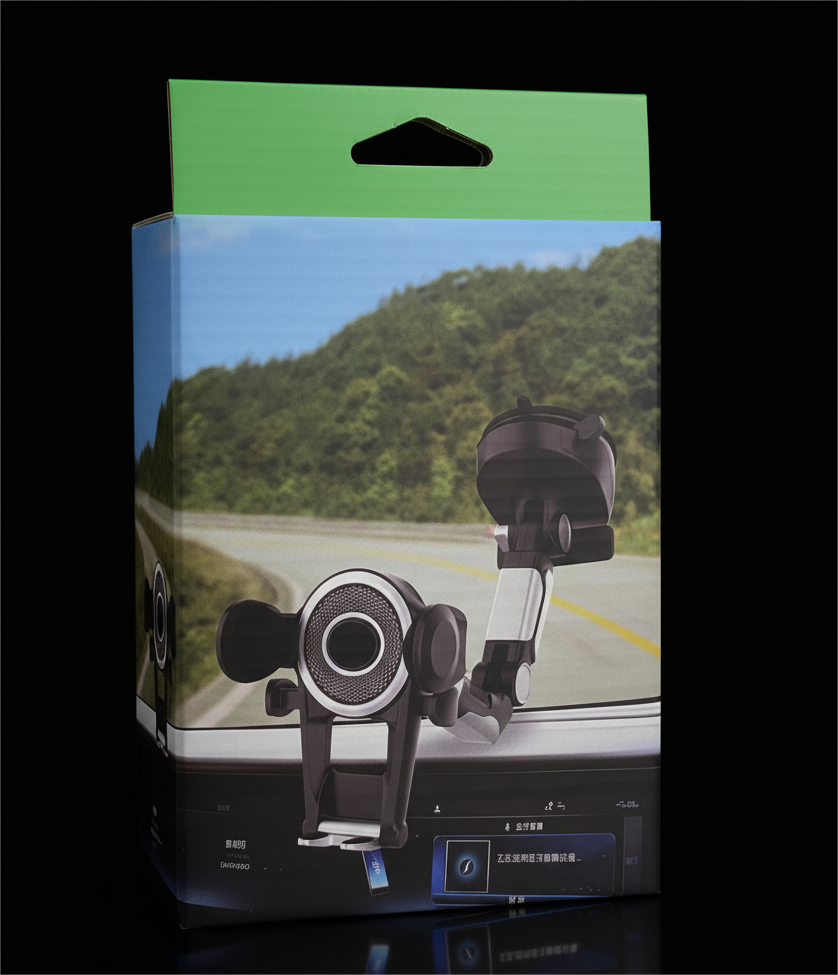 Heavy-Duty Big Truck Mobile Phone Holder with 360° Rotation