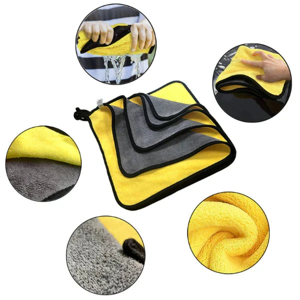 Sogo 900 GSM Microfiber Cloth – High Absorbent Car & Home Use
