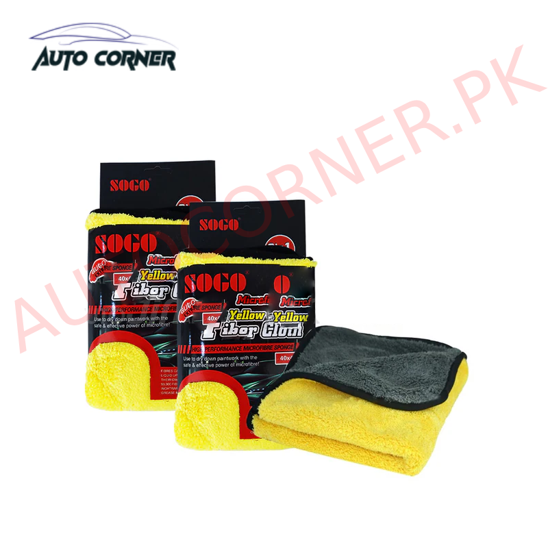 Sogo 900 GSM Microfiber Cloth – High Absorbent Car & Home Use